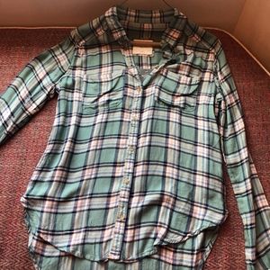Abercrombie & Fitch Flannel Top